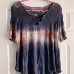 comfy tie die top